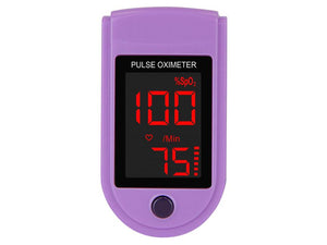 Zacurate 500DL-M Pro Series Fingertip Pulse Oximeter Purple