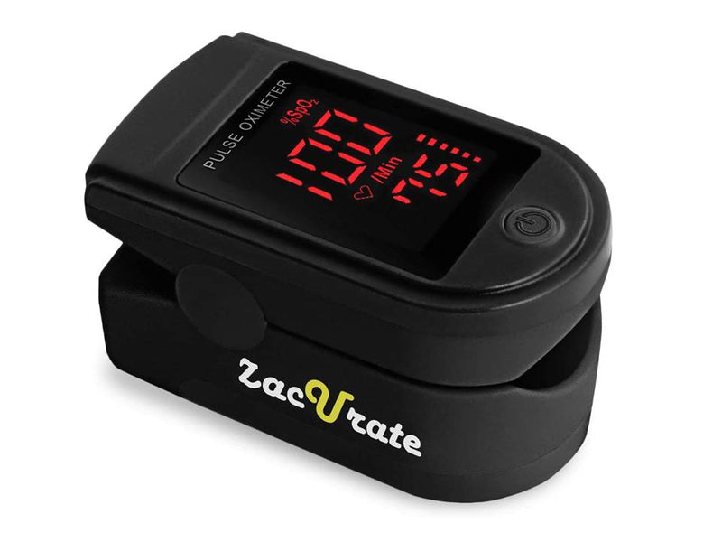 Zacurate Pro Series 500DL Fingertip Pulse Oximeter (Royal Black)