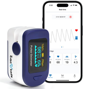Zacurate 500B-B Bluetooth Fingertip Pulse Oximeter