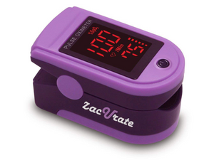 Zacurate 500DL Pro Series Fingertip Pulse Oximeter Purple