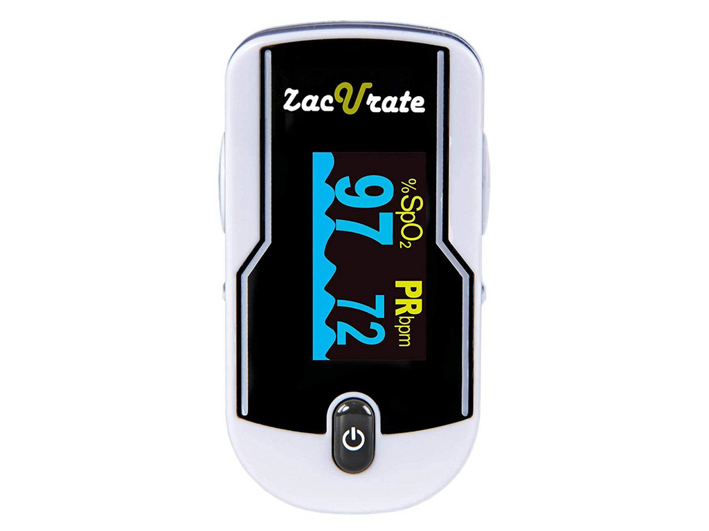 Zacurate Premium 500E White Fingertip Pulse Oximeter