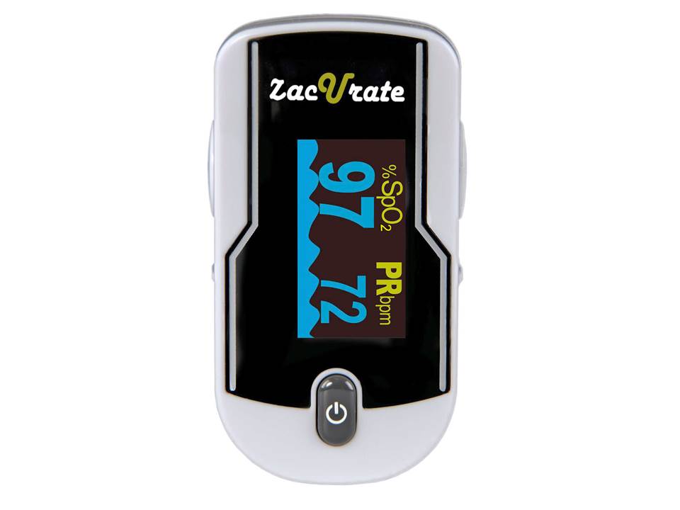 Zacurate Premium 500E-M White Fingertip Pulse Oximeter