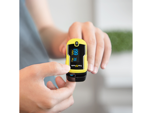 Zacurate 500F Pulse Oximeter, Being Used by an Adult