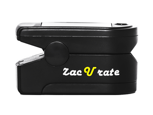 Side View of the Zacurate 500DL-M Pro Series Fingertip Pulse Oximeter Black